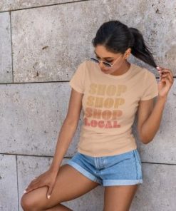 Shop Shop Shop Local unisex t shirt AA