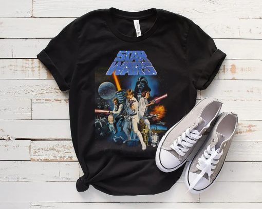 Star Wars Vintage Movie Poster Tshirt AA