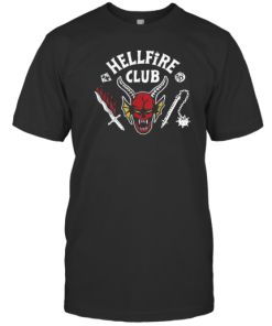 Stranger Things 4 Hellfire Club T-Shirt AA