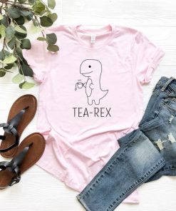 Tea-Rex Cute Dinosaur Shirt AA