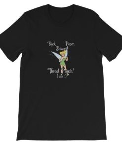 Tinkerbell rock paper scissors Short-Sleeve Unisex T-Shirt AA