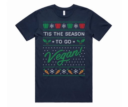 Tis The Season To Go Vegan T-shirt AA