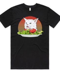 Woman Yelling At Cat Meme T-shirt AA