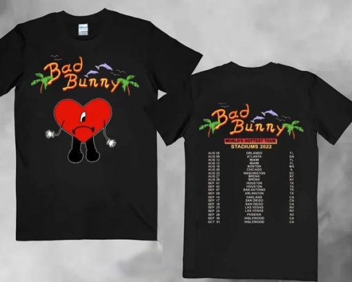 World’s Hottest Tour 2022 Bad Bunny Shirt AA