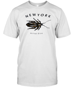 white new york roach T-Shirt AA