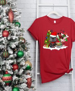 Baby Yoda And Mandalorian Christmas Shirt AA