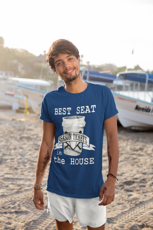 Baseball Bucket Best Seat in the House Daily Unisex T Shirts AA