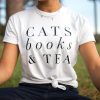 Cats Books and Tea T-Shirts AA