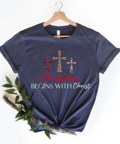 Christmas Begins With Christ Shirt AA