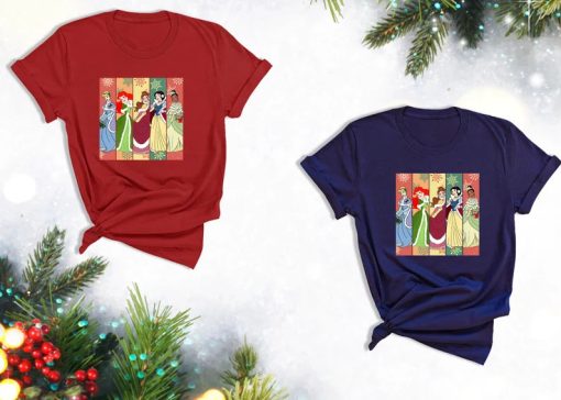 Disney Christmas Princess TShirt AA