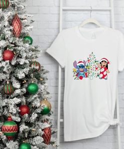 Lilo and Stitch Christmas Tree Shirt AA