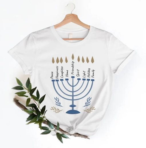 Menorah For Hanukkah Shirt AA