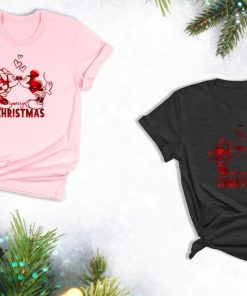 Mickey And Minnie Xmas Shirt AA