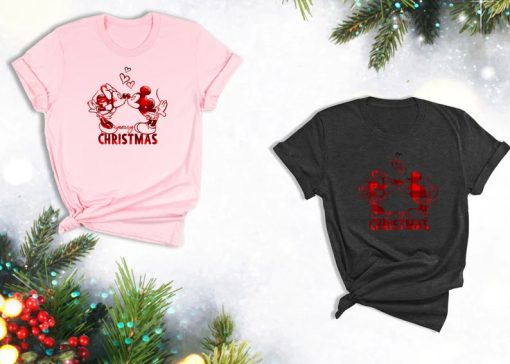 Mickey And Minnie Xmas Shirt AA