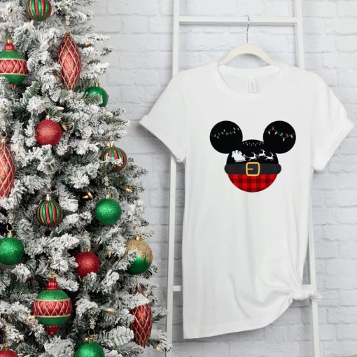 Mickey Christmas Head Shirt AA