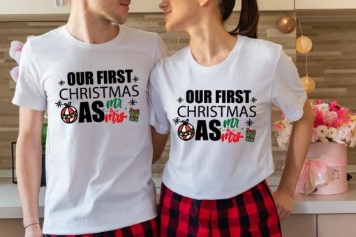 Our First Christmas As Mr Mrs Shirt AA