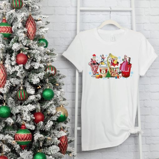 Princess Christmas Coffee Cup Shirt AA