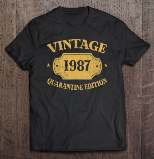 33 Years Old 33Rd Bday Anniversary Gift Quarantine Edition SHIRT AA