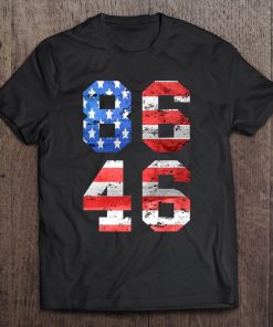 86 46 Distressed Anti Biden S Anti Joe Biden Us Flag SHIRT AA