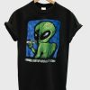 90s Distressed Smoking Alien Grunge Tshirt AA