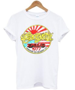 Aerosmith Boston To Budokan 1977 T-shirt AA