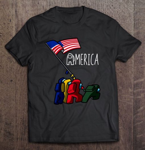 America Pride Among Us American Flag T-SHIRT AA