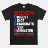 Biden Biggest Idiot Democrats Ever Nominated Trump 2024 Shirt