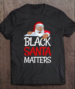 Christmas Black Lives Matter Santa African Design SHIRT AA