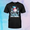 Christmas Snowman Let It Snow Shirt AA