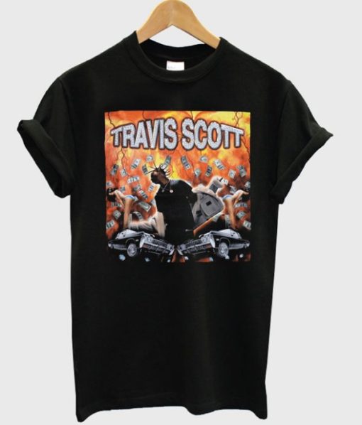 Diamond X Travis Scott Explosion T-shirt AA
