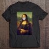 Mona Lisa Famous Painting With Mask SHIRT AA