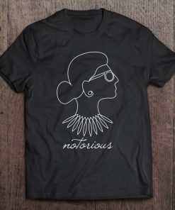 Notorious Rbg Ruth Bader Ginsburg Profile Line Drawing SHIRT AA