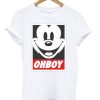 Oh Boy Mickey Mouse Obey Inspired Tshirt AA