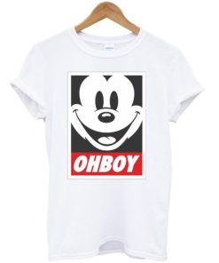 Oh Boy Mickey Mouse Obey Inspired Tshirt AA