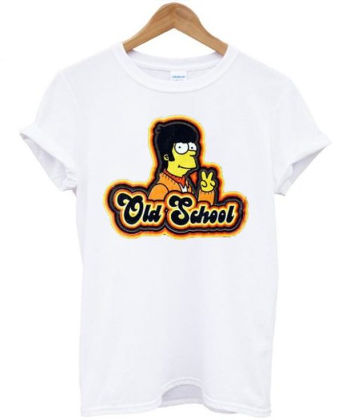 Old School Homer Simpson Funny T-shirt AA