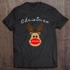 Reindeer With Face Mask Christmas SHIRT AA