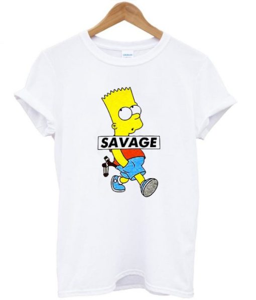 Savage Bart Simpson T-shirt AA