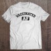 Vaccinated Af Raglan Baseball SHIRT AA