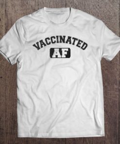 Vaccinated Af Raglan Baseball SHIRT AA