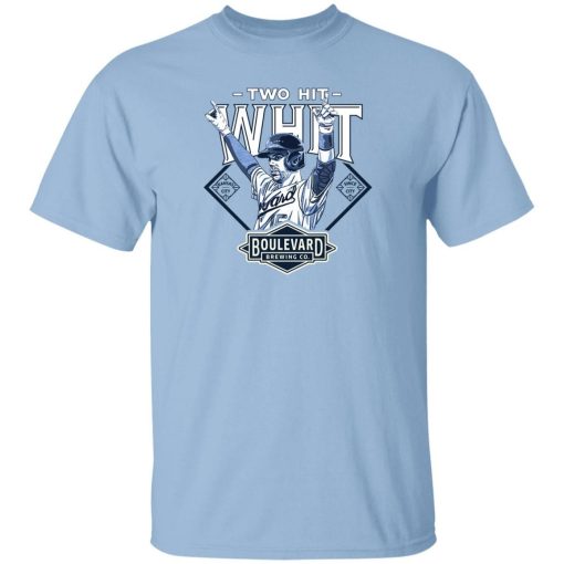 Charlie Hustle Boulevard Two Hit Whit Merrifield Custom Tee Shirt AA