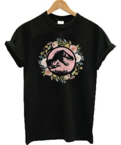 Floral Jurassic Park T-shirt AA