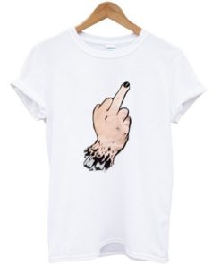 Middle Finger Graphic T-shirt AA