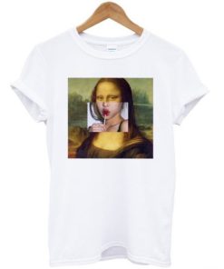 Monalisa Meme Lolipop T-shirt AA