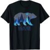 Retro Glacier Grizzly Bear Glacier National Park T-Shirt AA