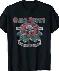 guns n' roses official 1987 welcome to the jungle t shirt t shirt AA