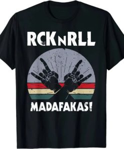 Rock and Roll T-Shirt Madafakas Vintage Shirt AA