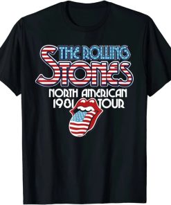 Rolling Stones Official NA Tour 1981 T-Shirt AA