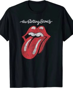 Rolling Stones Official Script Tongue T-Shirt AA