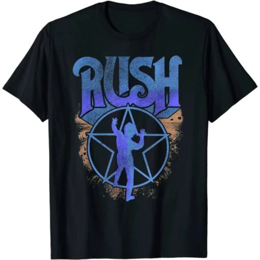 Rush Tee music band Love Starman T-Shirt AA