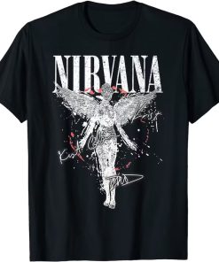 Vintage Angel Nirvanas Art Music Rock Band Legend 80s 90s T-Shirt AA